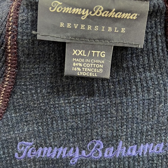 Tommy Bahama reversible three-quarter zip -Size XXL - Picture 6 of 10